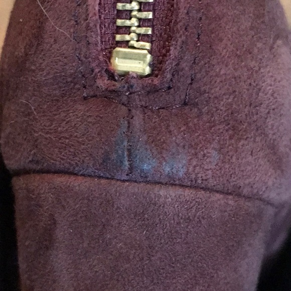 Boden burgundy suede booties size 41 EU / 9 US - Picture 7 of 9